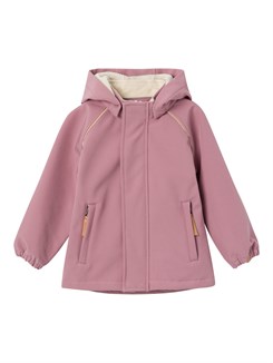 Lil' Atelier Alfa softshell jacket - Nostalgia Rose