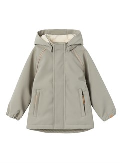 Lil' Atelier Alfa softshell jacket - Dried sage