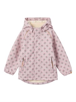 Lil' Atelier Alfa softshell jacket - Violet ice