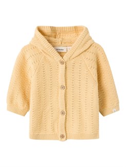 Lil' Atelier Daimo knit jacket - Sahara sun