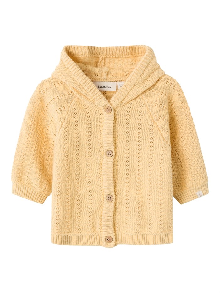 Lil\' Atelier Daimo knit jacket - Sahara sun