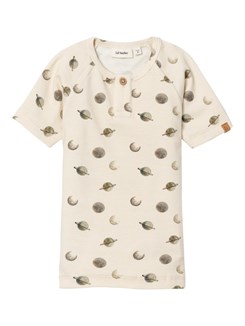 Lil' Atelier Geo SS t-shirt - Turtledove 