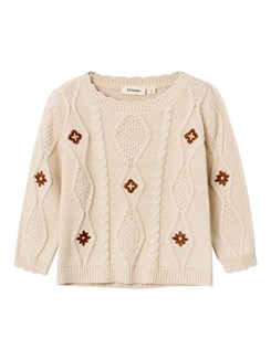 Lil' Atelier Tila LS knit - Fog