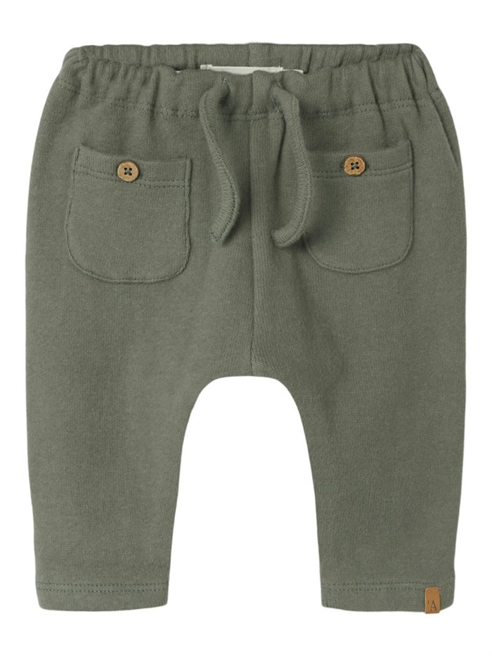Lil\' Atelier Thor loose pants - Agave green