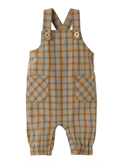 Lil' Atelier Teo loose overall - Agave green
