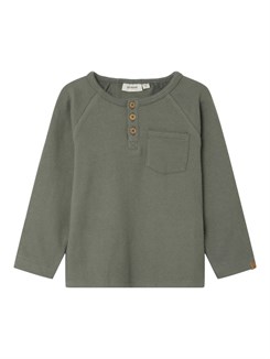 Lil' Atelier Thor LS top - Agave green