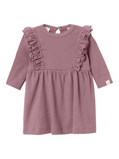 Lil' Atelier Gago LS body dress - Nostalgia rose