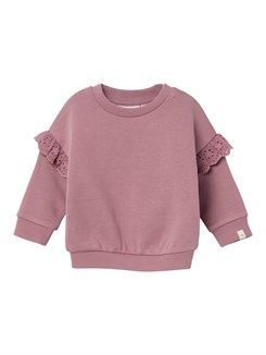 Lil' Atelier Doris LS sweatshirt - Nostalgia Rose