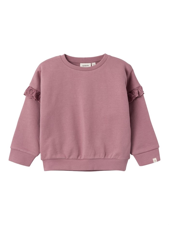 Lil\' Atelier Doris LS sweatshirt - Nostalgia Rose