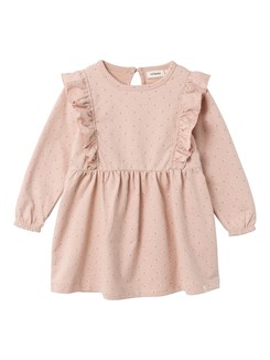 Lil' Atelier Fanja sweat dress - Rose dust