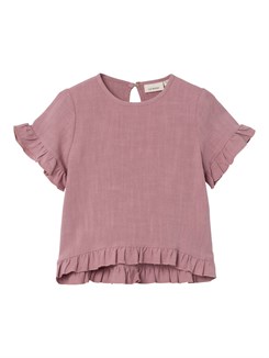 Lil' Atelier Dolie SS loose t-shirt - Nostalgia Rose