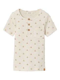 Lil' Atelier Geo SS t-shirt - Turtledove 