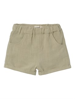 Lil' Atelier Hessa loose shorts - Moss Gray