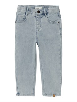 Lil' Atelier Ben tapered jeans - Light blue Denim