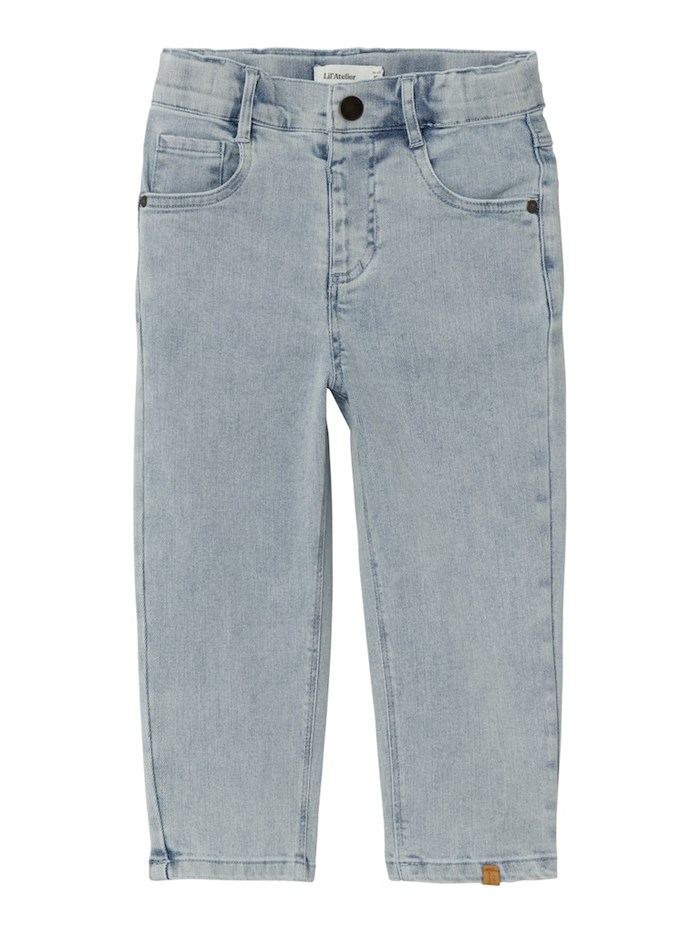 Lil\' Atelier Ben tapered jeans - Light blue Denim
