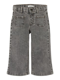 Lil' Atelier Ben tapered jeans - Light grey Denim