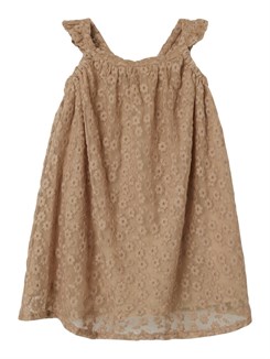 Lil' Atelier Flora SL loose dress - Nougat