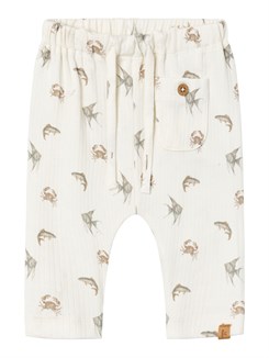 Lil' Atelier Gio loose pants - Coconut milk crap