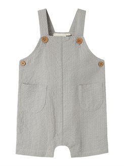 Lil' Atelier Homan loose overall shorts - Limestone