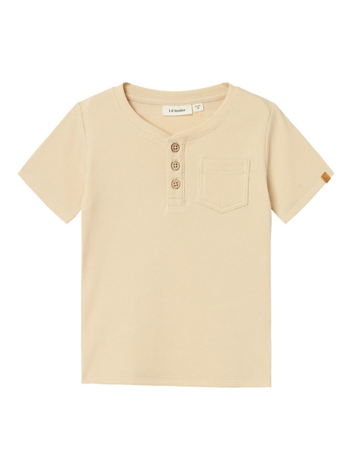 Lil\' Atelier Halli SS t-shirt - Bleached sand