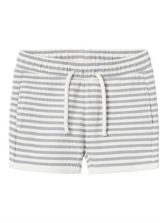 Lil' Atelier Jonas shorts - Oyster mushroom stripes