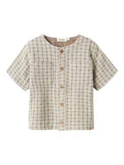 Lil' Atelier Joey SS shirt - Bleached sand