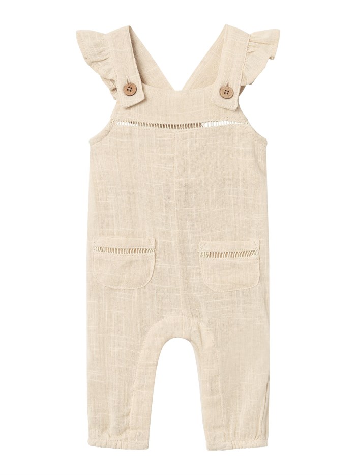 Lil\' Atelier Halla loose overall - Bleached sand