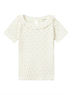 Lil' Atelier Hulla SS t-shirt - Coconut milk