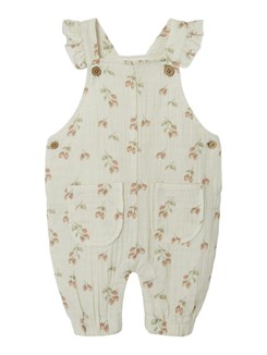 Lil' Atelier Biba loose overall - Turtledove strawberry