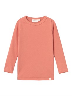 Lil' Atelier Gago LS slim top - Canyon clay