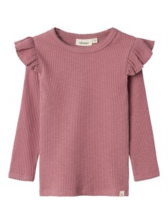 Lil' Atelier Fraja LS T-shirt - Nostalgia Rose