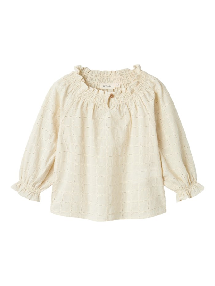 Lil\' Atelier Binda LS loose shirt - Turtledove