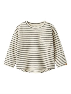 Lil' Atelier Tadeo LS T-shirt - Turtledove pewter