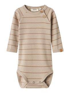 Lil' Atelier Kail LS slim body - Pure Cashmere