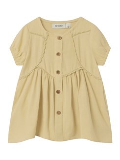 Lil' Atelier Damla LS body dress - Taos Taupe