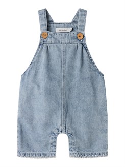 Lil' Atelier Funda short overall - Medium Blue Denim