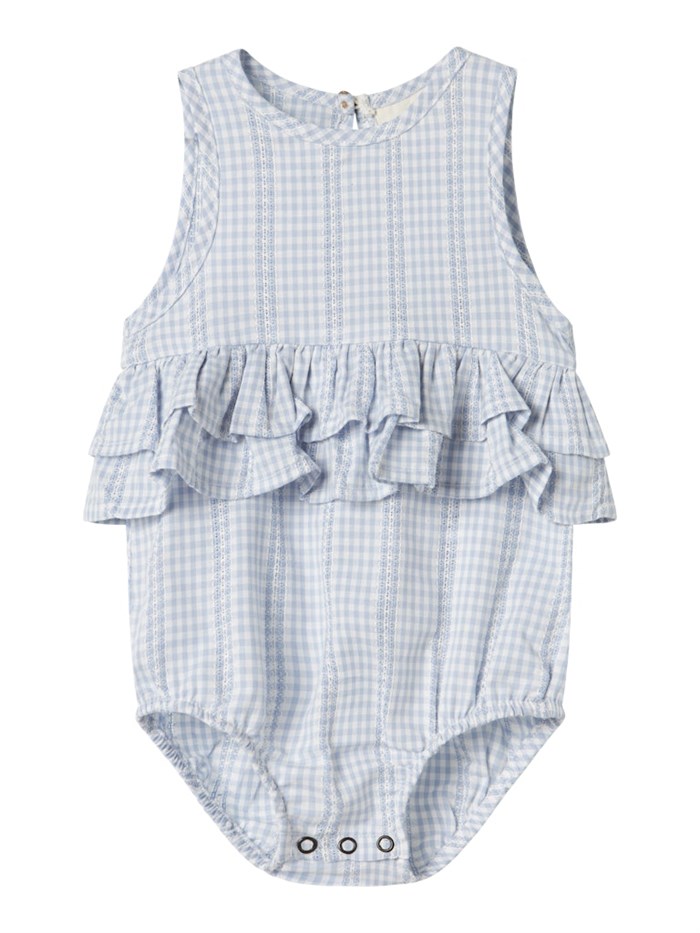 Lil\' Atelier Hazelle SL summer suit - Zen Blue