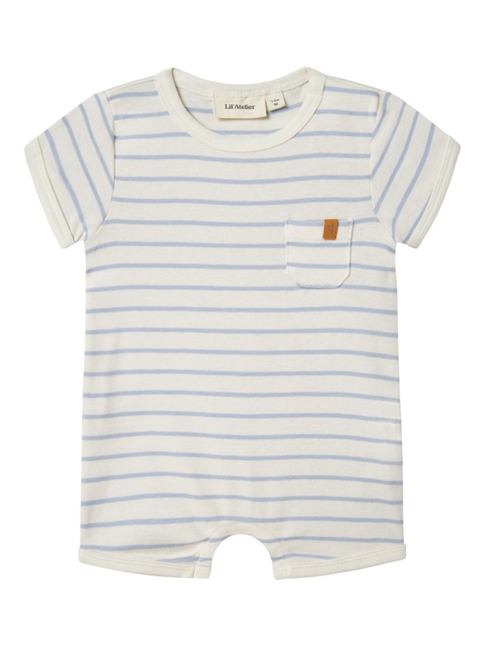 Lil\' Atelier Geo SS loose suit - Zen Blue