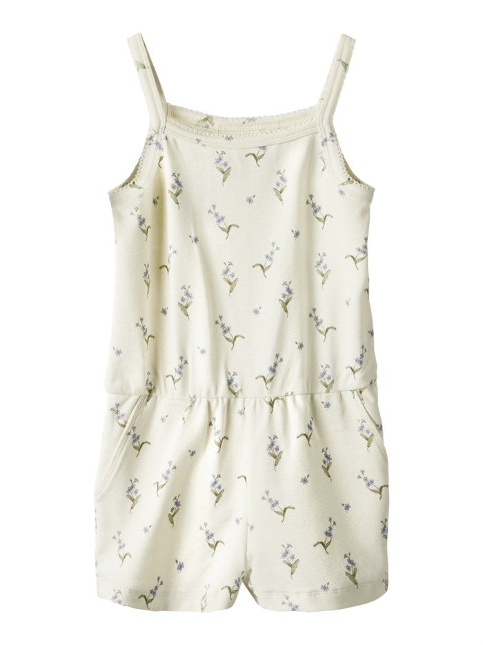 Lil\' Atelier Gayo SL suit - Coconut Milk - Forget me not