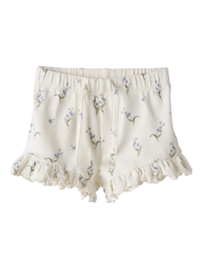 Lil\' Atelier Gayo shorts - Coconut Milk - Forget me not