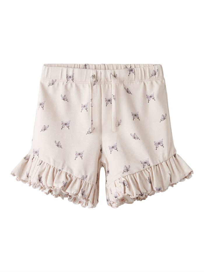 Lil\' Atelier Gayo shorts - Peach Blush Butterfly