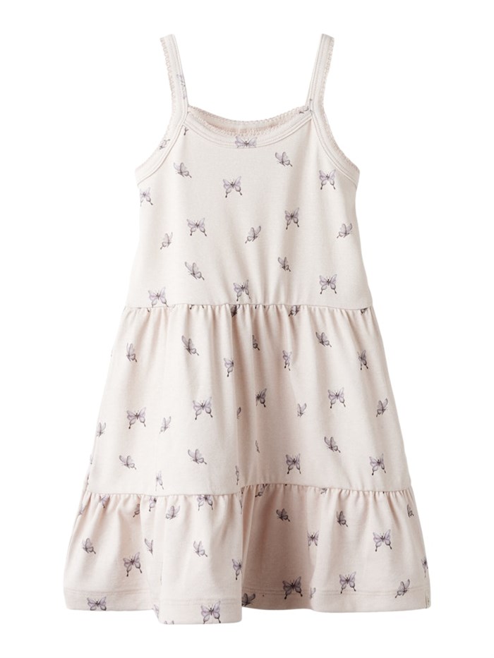 Lil\' Atelier Gayo strap dress - Peach Blush Butterfly