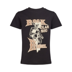 Sofie Schnoor Asta t-shirt - Black "Rock classic rebel"