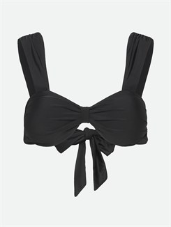 Rosemunde Shiitake Bandeau bikini top - Black