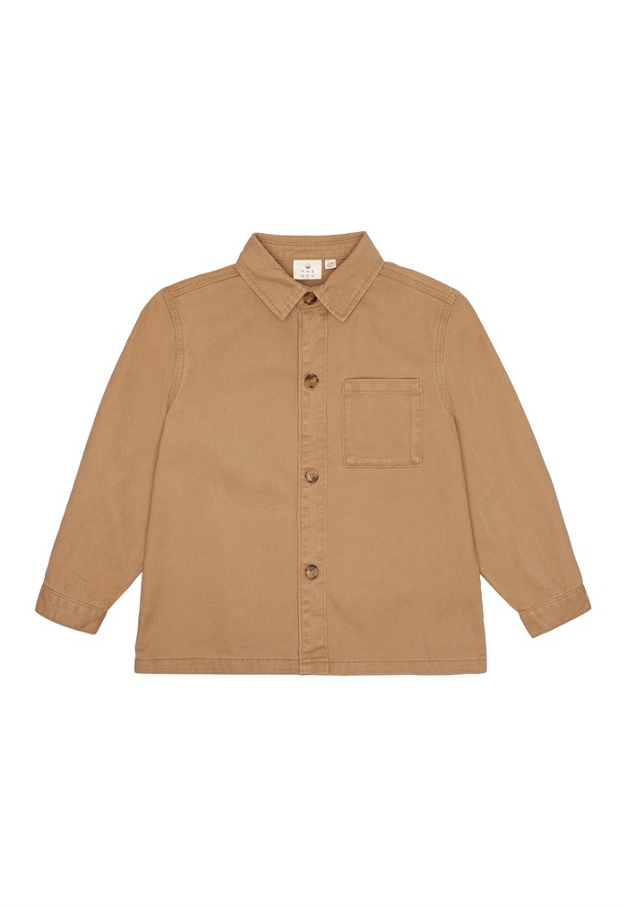 The New Larry overshirt jacket - Tannin