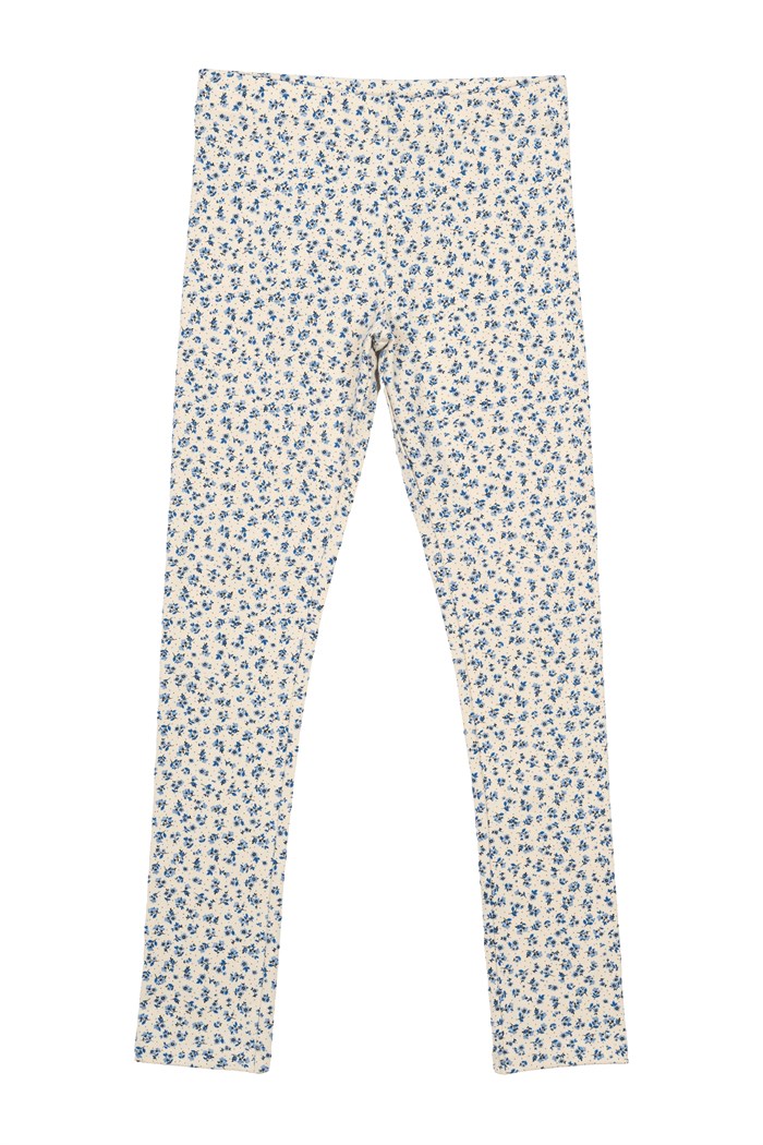 The New leggings - White Swan Big Flower AOP