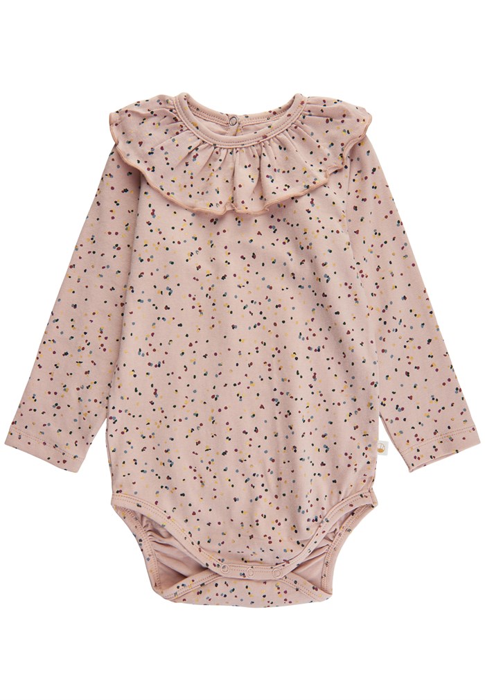 The New Ditty LS body - Rose dust dots aop