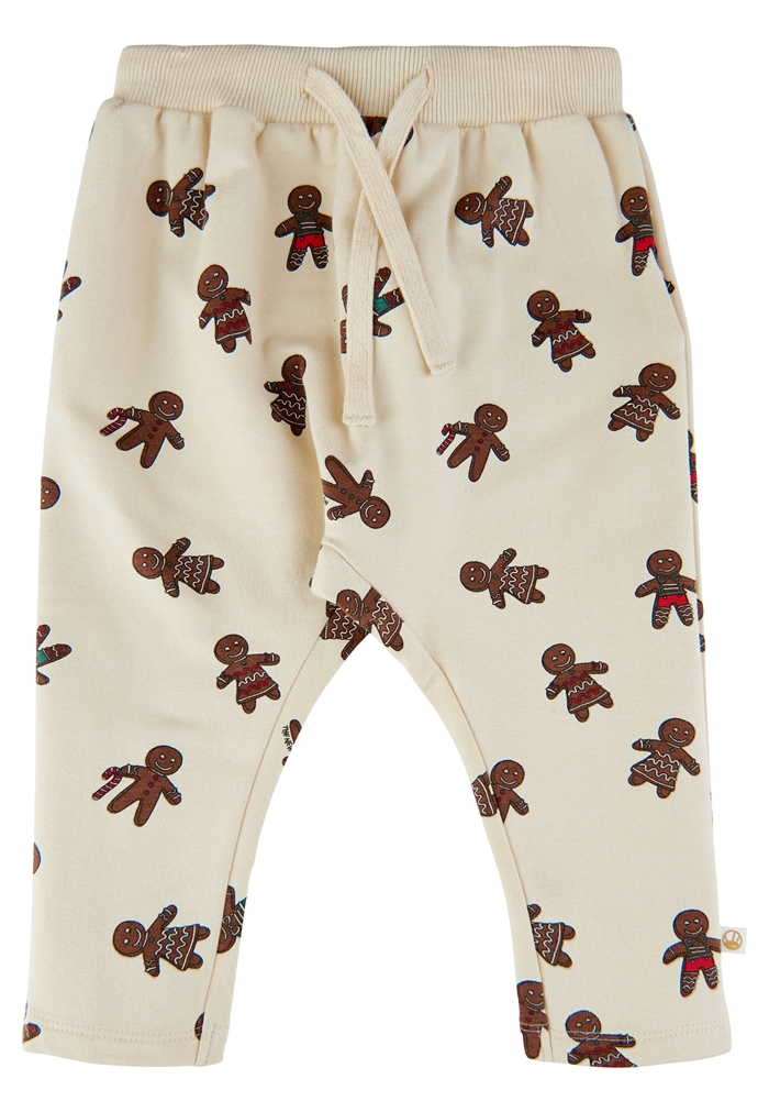 The New Holiday Ginga sweatpants - White Swan Ginger Aop