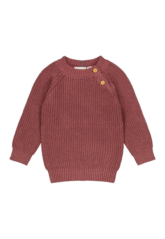 The New Heather Glitter pullover - Rose Brown