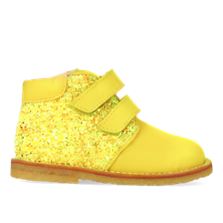 Angulus Glittersko med velcrolukning - Pineapple/Pineapple Glitter